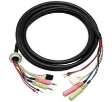 AXIS COMMUNICATIONS  5505-511      Network Camera Multi-Connect Cable, 8.2’ Length, For AC/DC Power, Audio In/Out, I/O Connectivity