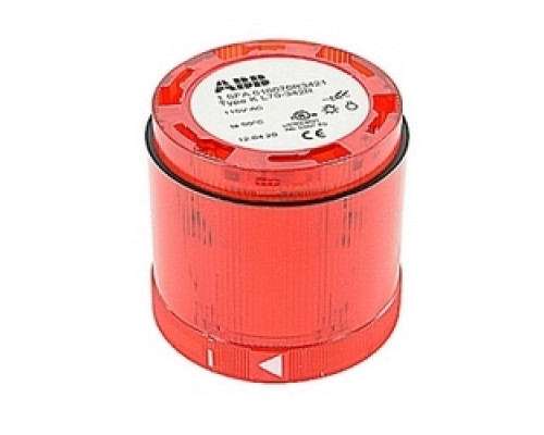 ABB  KL70-342G      Optical module for signal tower with red blinking light, 115V AC with integrated LED