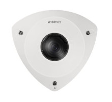 HANWHA VISION  TNV-8011C               Compact Corner Mount Camera, 5MP @ 30fps, Triple Codec, WDR 120db