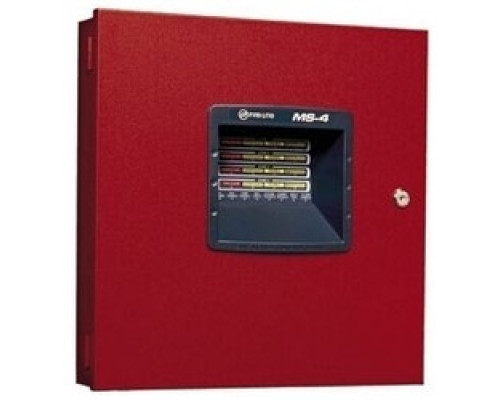 FIRELITE - HONEYWELL FIRE SYST  MS-4               Fire Alarm Control Panel, 4-Zone, Conventional, 120 Volt AC, 50/60 Hertz, 24 Volt DC, 2.3 Ampere