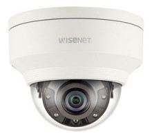 HANWHA VISION  XNV-8020R               5MP IR Outdoor Vandal Dome 30fps, 3.7mm fixed lens. H.265 H.264. 120dB WDR