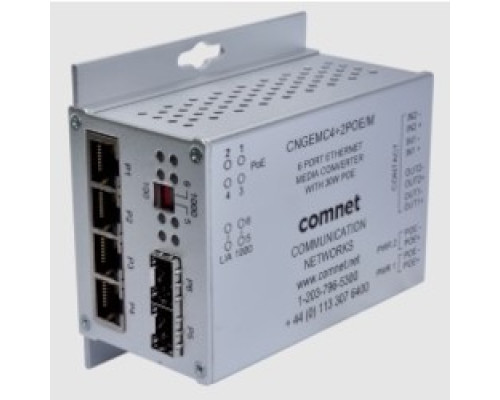 COMNET COMMUNICATION NETWORKS  CNGEMC4+2/M      10/100/1000 Mbps Intelligent Media Converter