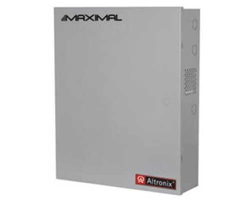 ALTRONIX  MAXIMAL33      Access Power Controller w/ Power Supply/Chargers, 16 Fused Relay Outputs, Dual 12/24VDC P/S @ 6A each, 115VAC, BC800 Enclosure