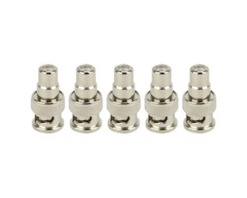 LIBERTY SECURITY LBNCMTORCAF5PK        SINGLE BNC MALE TO RCA FEMALE ADAPTER 75 OHM - 5-PACK