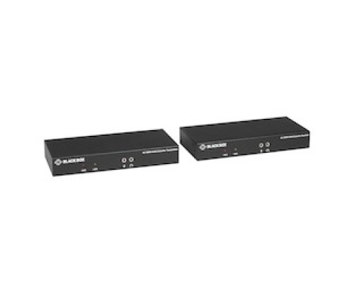 BLACK BOX NETWORK SERVICES  KVXLCHF-100      KVM Extender over Fiber - 4K, Single-Head, HDMI, USB 2.0, Serial, Audio, Local Video.