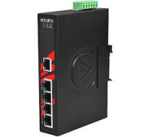 ANTAIRA TECHNOLOGIES LLC LNP-0500-24   5-Port Industrial PoE+ Unmanaged Ethernet Switch, w/4 10/100Tx 30W/Port + 1 10/100Tx, 12-36VDC