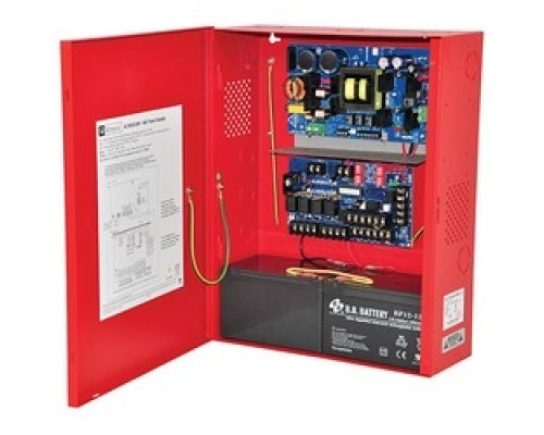 ALTRONIX  AL1002ADA220      NAC Power Supply, 2 Class A or 4 Class B Outputs, 24VDC @ 10A, 220VAC, Red BC400 Enclosure