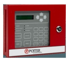 POTTER ELECTRIC  3006458  RA-6075              LCD Remote Annunciator, 32-Character, 2 Line 16 Character LCD, 6500’ Wire, 14 to 22 AWG, 20 Milliampere Standby, 25 Milliampere Alarm, 8