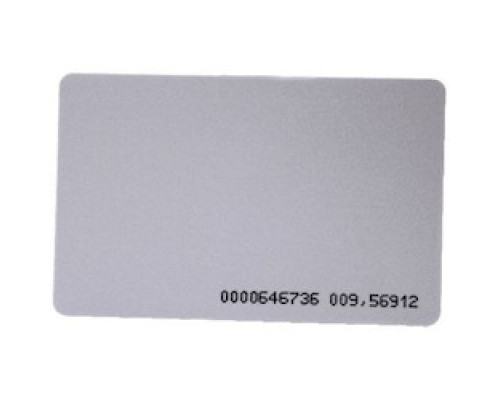 ZKTECO PROX-CARD-THIN   HID 125 kHz compatible thin cards MOQ 100 pcs