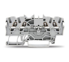 WAGO CORPORATION  2001-1404      4-conductor Through Terminal Block, Suitable For Ex E II Applications Suitable For Ex I Applications, Blue