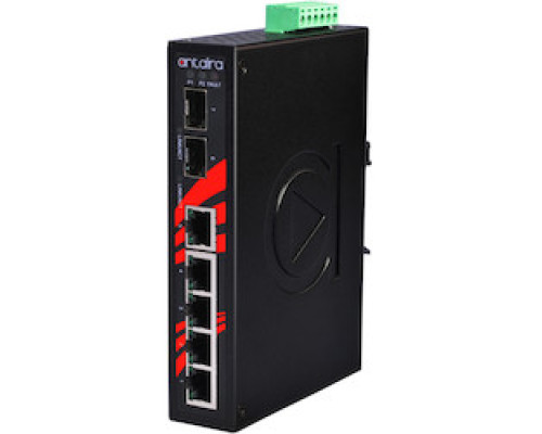 ANTAIRA TECHNOLOGIES LLC  LNX-0702C-SFP      7-Port Industrial Unmanaged Ethernet Switch, w/5 10/100Tx + 2 100/1000 SFP Slot