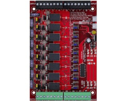 LIFESAFETY POWER  C8-BOXED      LSP C8-Boxed 8 Output Lock Distribution Module; Fuse Protected Outputs