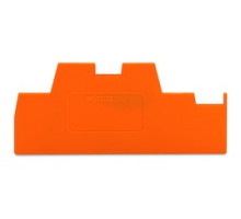 WAGO CORPORATION  280-369      TERMINAL BLOCK END PLATE H-38.3MM/W-1.1MM/D-74MM ORANGE