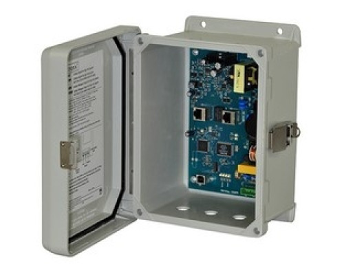 ALTRONIX  NETWAY1DWPH      Midspan Injector, Outdoor, Single Port, 10/100/1000, PoE/PoE+/Hi-PoE, 60W, 115/220VAC, WP4 Enclosure, 3 wiring inlets, includes glands, Outdoor