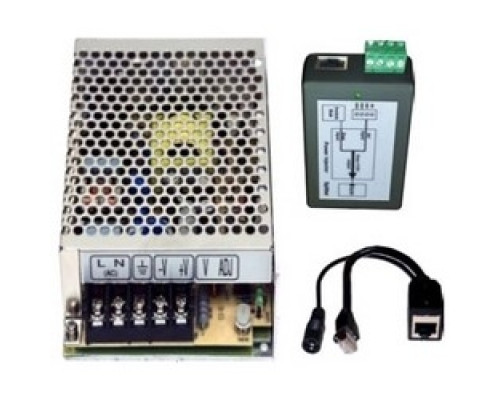 KBC NETWORKS  KBC-SPB-4AF-24      Camera Power Kit, 24 Volt DC Antenna, Includes Cast Aluminum NEMA 4X, Converter, Injector, Wall/Pole Mount Unit Bracket