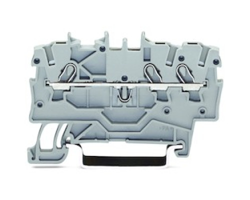 WAGO CORPORATION  2000-1301      TOPJOB S 3-CON THROUGH TRM BLKSUITABLE FOR EX E II GREY