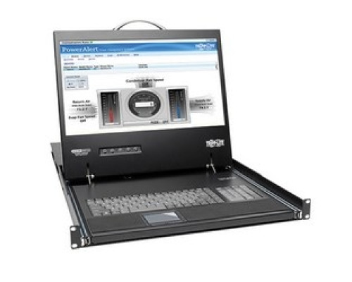 TRIPP LITE  B070-016-19-IP2      NetCommander 16-Port Cat5 1U Rack-Mount Console KVM Switch, 2+1 Users, 19 in. LCD, IP Remote Access