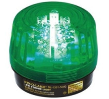 SECO-LARM USA INC  SL-1301-SAQ/G               Strobe Light, Adjustable Flash Speed/6-Pattern, 54-LED, 2-Wire, 100 dB Siren, 10 to 24 Volt AC/DC, 90 to 550 Milliampere, 2-29/32