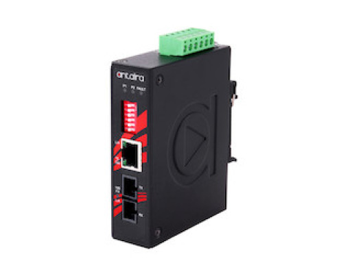 ANTAIRA TECHNOLOGIES LLC  IMC-C100-S3      Compact 10/100TX To 100FX Industrial Media Converter, Single-mode 30KM, SC Connector