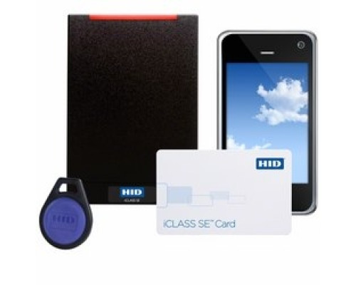 HID GLOBAL CORPORATION 921NTNNEK00000   iClass Reader, RK40, Wall Switch Keypad, No Prox, SIO/SEOS + Legacy, Std Ver. 1 Keyset, Wiegand, Pigtail Cable: 18