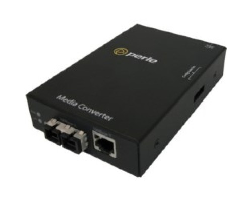 PERLE SYSTEMS 05050314   Fast Ethernet Media Converter, 100BASE-TX RJ-45 100 m/328 ft, To 100Base-ZX 1550nm Single-mode SC 120 km/74.6 Miles, USA Power Cord