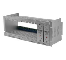 COMNET COMMUNICATION NETWORKS  C2-NMS-AU      6 Slot 4U Card Cage Rack with Network Management Backplane & Dual Redundant 90-264 VAC 50/60Hz Power Supplies, AU Main Leads
