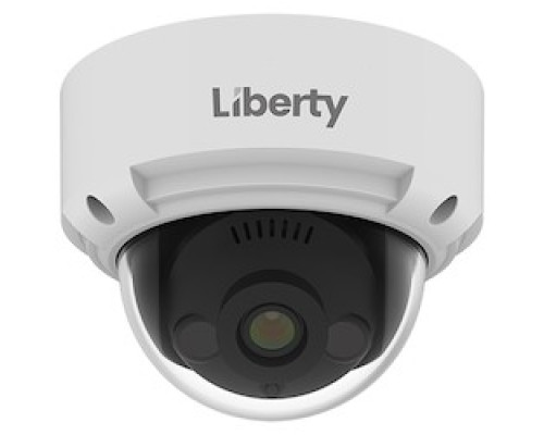 LIBERTY SECURITY  L3IP8DS               Liberty L3 IP Dome, 8MP 2.8mm 100’ IR WDR PoE SD IP67 - White