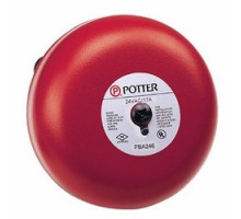POTTER ELECTRIC  1810024  PBA-2410              AC Powered Bell, Vibrating, 24 Volt AC, 0.17 Ampere, 10