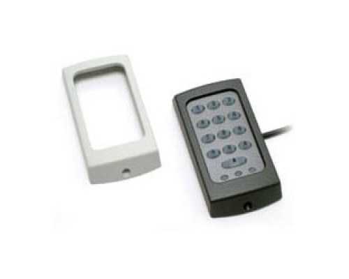 PAXTON ACCESS  355-110-US      Proximity Reader Keypad, NET2, KP50, 14 Volt DC, 180 Milliampere, 125 Kilohertz, 35 to 1100 MM Range, 50 MM Width x 15 MM Depth x 100 MM Height, Plastic, White, Black