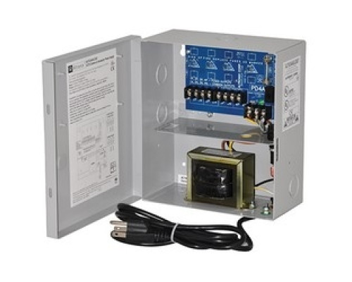 ALTRONIX  ALTV244ULCB3               CCTV Power Supply, 4 PTC Class 2 Outputs, 24/28VAC @3.5A, BC100 Enclosure, includes 3-wire line cord