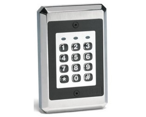 LINEAR CORPORATION  0-230722  212ILW      Door Access Control Keypad, Programmable, Backlit Key, Flush Mount, Indoor/Outdoor, 12 to 24 Volt AC, 10 to 30 Volt DC, 3.47