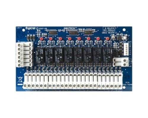 KANTECH SYSTEMS KT-MOD-REL8   KT-400 expansion module 8-relay with SPI cable KT-MOD-SPI-16 . Compatible w/ KT-200 door controller but requires 12 VDC power supply