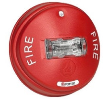 POTTER ELECTRIC  4890021  CS-24W              Selectable Strobe, Ceiling Mount, 24 VDC, 2400 Hertz, 32 to 120 Deg F, 18 to 12 AWG, 6