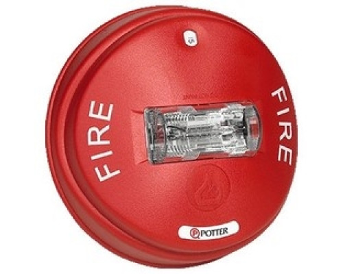 POTTER ELECTRIC  4890021  CS-24W              Selectable Strobe, Ceiling Mount, 24 VDC, 2400 Hertz, 32 to 120 Deg F, 18 to 12 AWG, 6