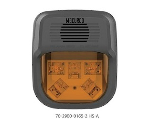 MACURCO GAS DETECTION 70-2900-0165-2 HS-A       HS-A-horn Strobe Combo Amber -Works With Macurco Control Panels And 6-series Detectors