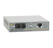 ALLIED TELESIS  AT-MC102XL-90      Ethernet Media Converter, TX to FX, Multimode, SC, 12 VDC, 500 Milliampere, 6 Watt, 4.12
