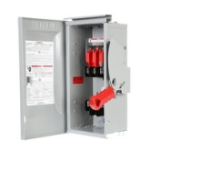 SIEMENS  HF361NR      Safety Switch, Heavy Duty, Fused, 600 Volt AC, 30A, 3 HP at 1 Phase, 5 HP at 3 Phase, 7-1/2 HP at 3 Phase, 3 Pole, 3 Fuse, 4 Wire, NEMA 3R, 304 Stainless Steel, For Outdoor