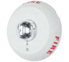 SYSTEM SENSOR  SCWL               Fire Protection Horn Strobe, 2-Wire, Ceiling Mount, Fire Legend, 8 to 17.5/16 to 33 Volt, 18 to 12 AWG, 6.8