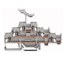 WAGO CORPORATION  280-550      TRIPLE DECK TERMINAL BLOCK THROUGH/THROUGH/THROUGH WITH HORIZONTAL JUMPERING
