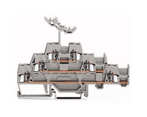 WAGO CORPORATION  280-550      TRIPLE DECK TERMINAL BLOCK THROUGH/THROUGH/THROUGH WITH HORIZONTAL JUMPERING