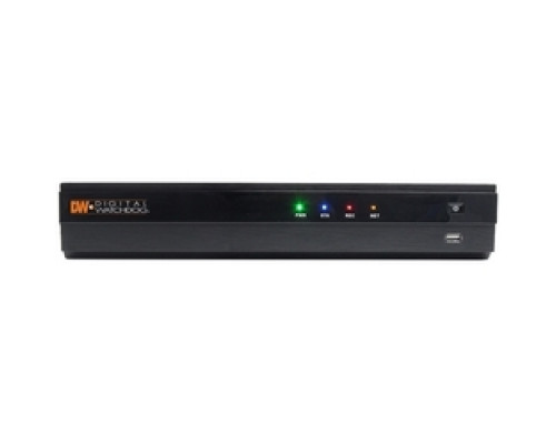 DIGITAL WATCHDOG  DW-VP1212T8P      VMAX IP Plus NVR W/8CH POE and 4 Bonus Channels 12TB, 80MBPS up to 5MP ONVIF 3MIN Install PATHFINDER MAC COMP 5 YR LMT