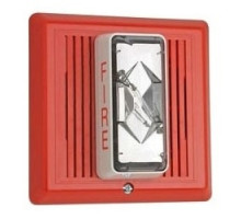 KIDDE COMMERCIAL  2452THS-110-R               Field Programmable Electronic Horn/Strobe, 24 Volt DC, 380 Milliampere, 110 Candela, 5-1/2