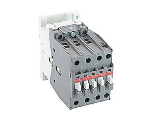 ABB  A30-30-10-36      3 pole, 55 amp, non-reversing across the line contactor with 220V AC coil and 1 NO auxiliary contact