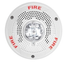 SYSTEM SENSOR  SPSCWK-R               Speak Strobe, Standard-candela, Outdoor, Ceiling Mount, White