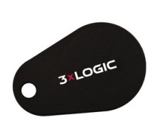 3XLOGIC INC  S-ACC-AKT      Access Control Key Fob, Infinias, HID, Slim Design, 125 Kilohertz Prox, Synthetic Resin