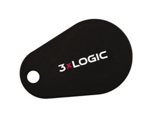 3XLOGIC INC  S-ACC-AKT      Access Control Key Fob, Infinias, HID, Slim Design, 125 Kilohertz Prox, Synthetic Resin