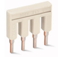 WAGO CORPORATION  2002-406      Push-in type jumper bar; insulated; 6-way; nominal current 25 A