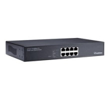 GEOVISION  84-POE0800-001U      Ethernet Switch, 8-Port, 10/100Base-TX, PoE, 240 Volt AC, 130 Watt, 266 MM Width x 160 MM Depth x 44 MM Height, Metal Case