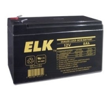 ELK PRODUCTS  ELK1280      Battery; Lead Acid 12V-8.0Ah