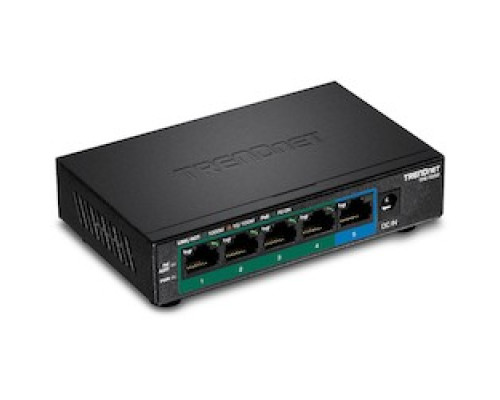 TRENDNET  TPE-TG52      5-Port Gigabit PoE+ Switch, 32w PoE Budget